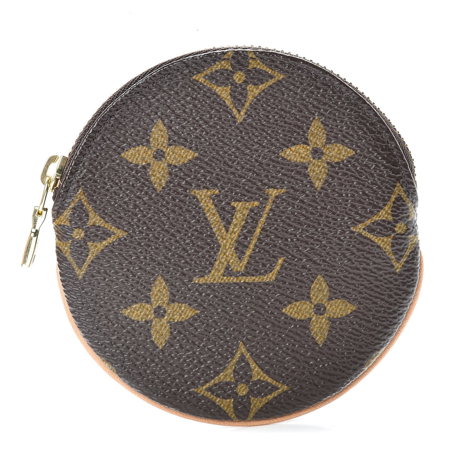 Monogram Round Coin Purse