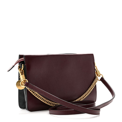 Givenchy Grained Calfskin Suede Cross 3 Crossbody Bag Aubergine Graphite 3 of 10