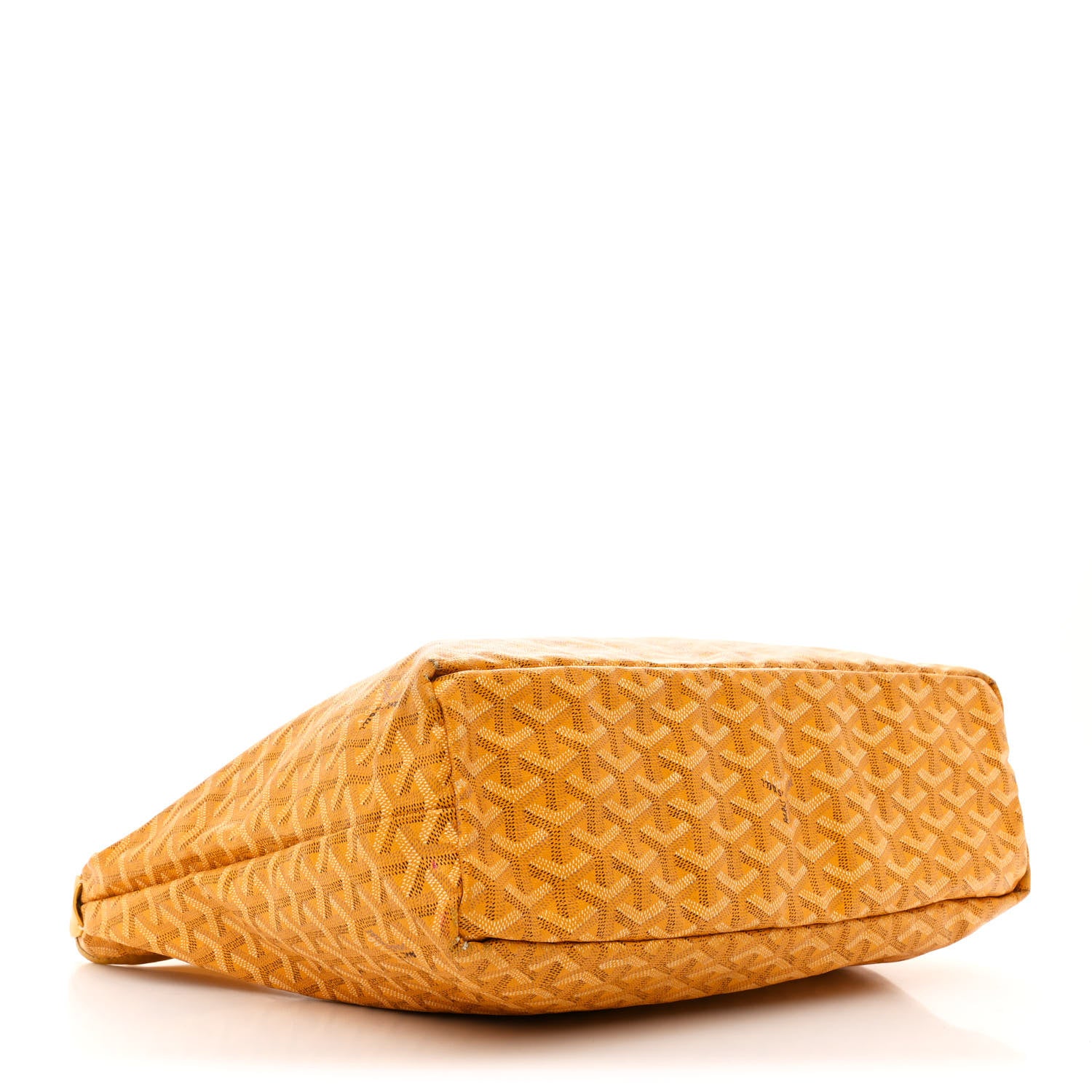 Goyard Goyardine Fidji Zip Hobo Yellow 4 of 12