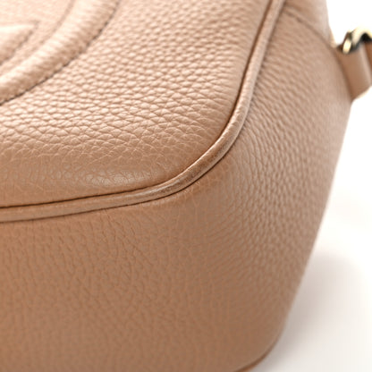 Gucci Pebbled Calfskin Small Soho Disco Bag Camelia 11 of 12
