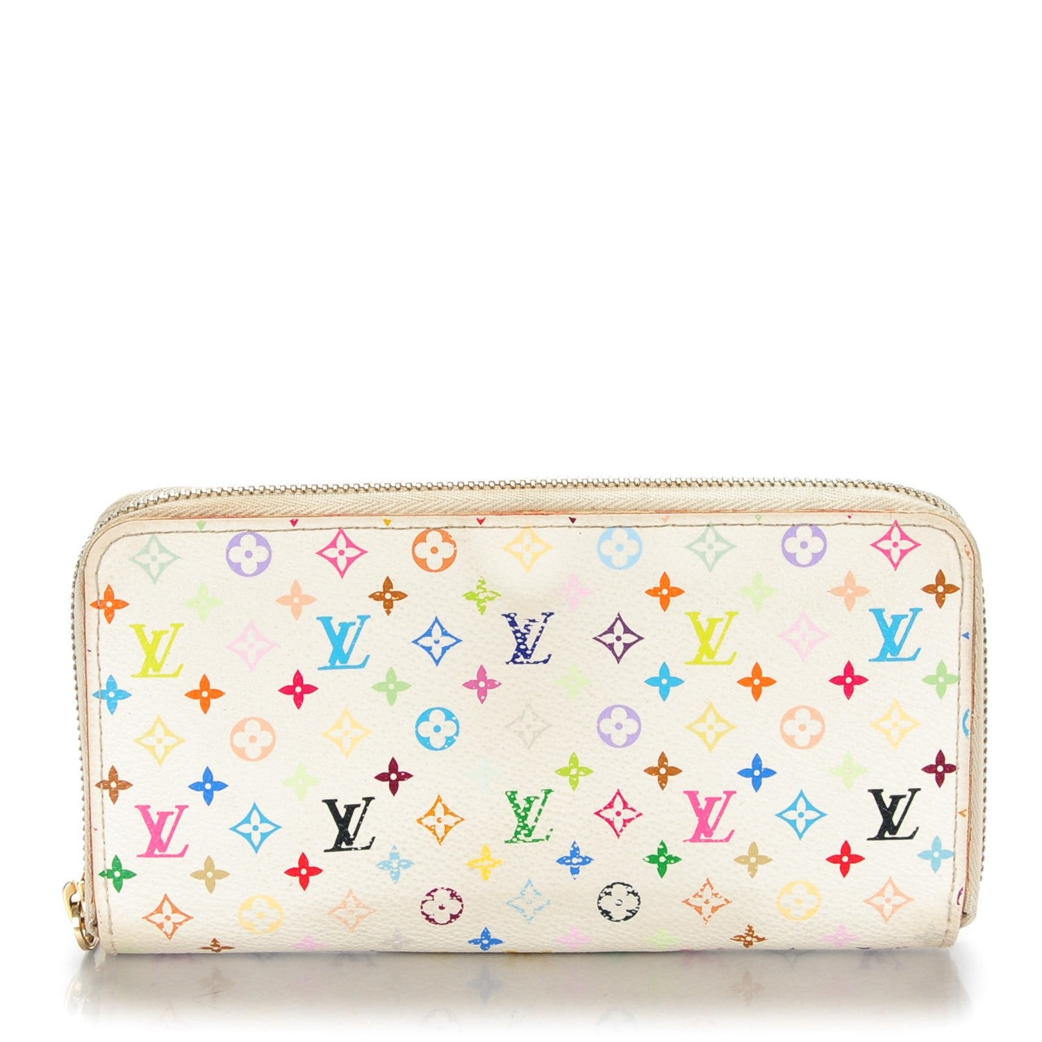 Louis Vuitton Monogram Multicolor Zippy Wallet White 1 of 8