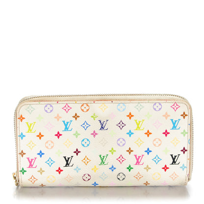 Louis Vuitton Monogram Multicolor Zippy Wallet White 1 of 8