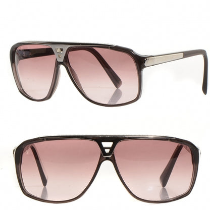 Louis Vuitton Acetate Evidence Sunglasses Brown Z0241W 1 of 11