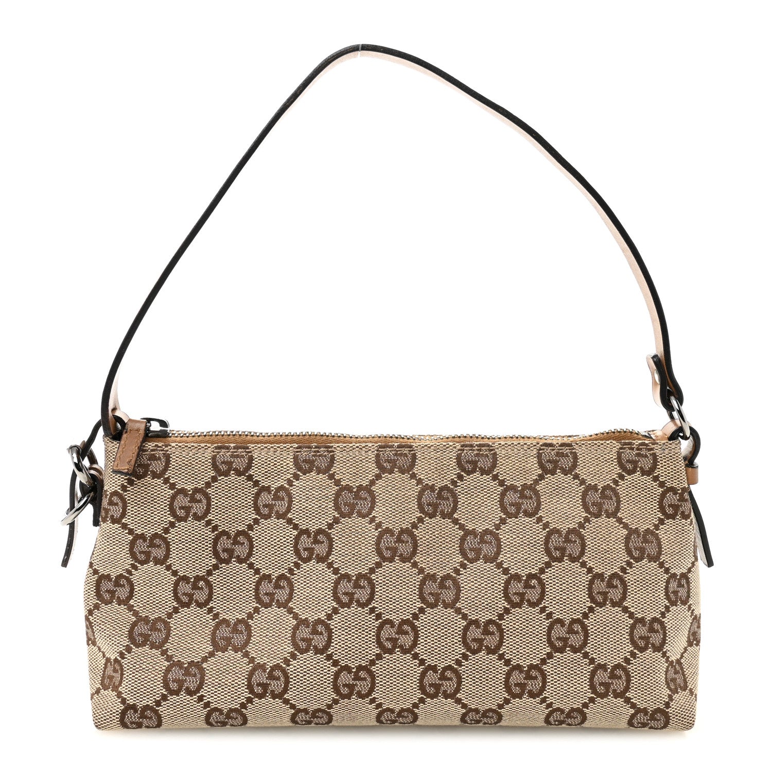 Gucci Monogram Small Pochette Tan 1 of 10