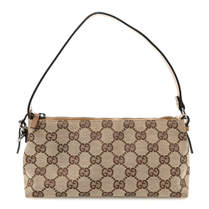 Gucci Monogram Small Pochette Tan 1 of 10
