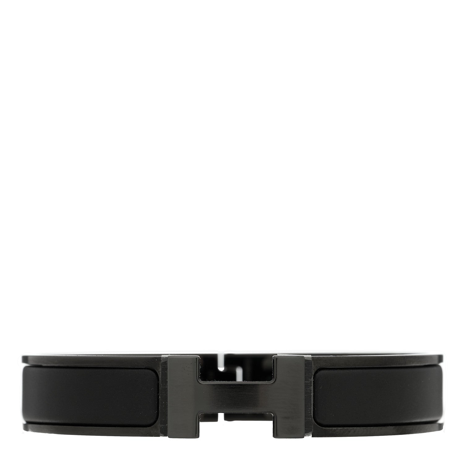 Hermes Matte Enamel Narrow Clic Clac HH Bracelet T5 So Black 1 of 4