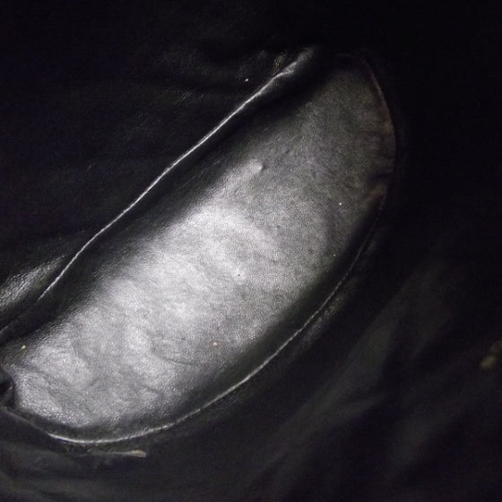 Lambskin Quilted Backpack Black
