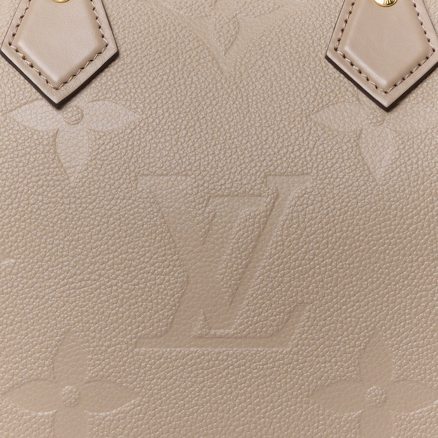 Louis Vuitton Empreinte Monogram Giant Speedy Bandouliere 25 Tourterelle 8 of 14