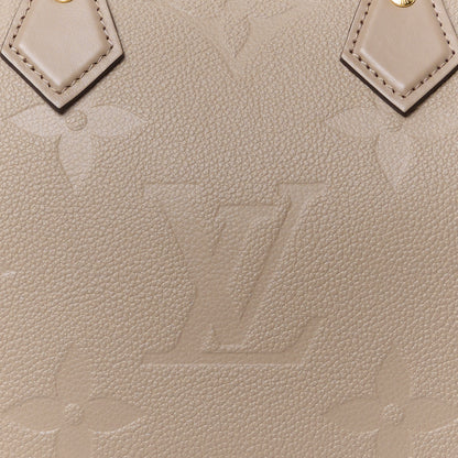 Louis Vuitton Empreinte Monogram Giant Speedy Bandouliere 25 Tourterelle 8 of 14