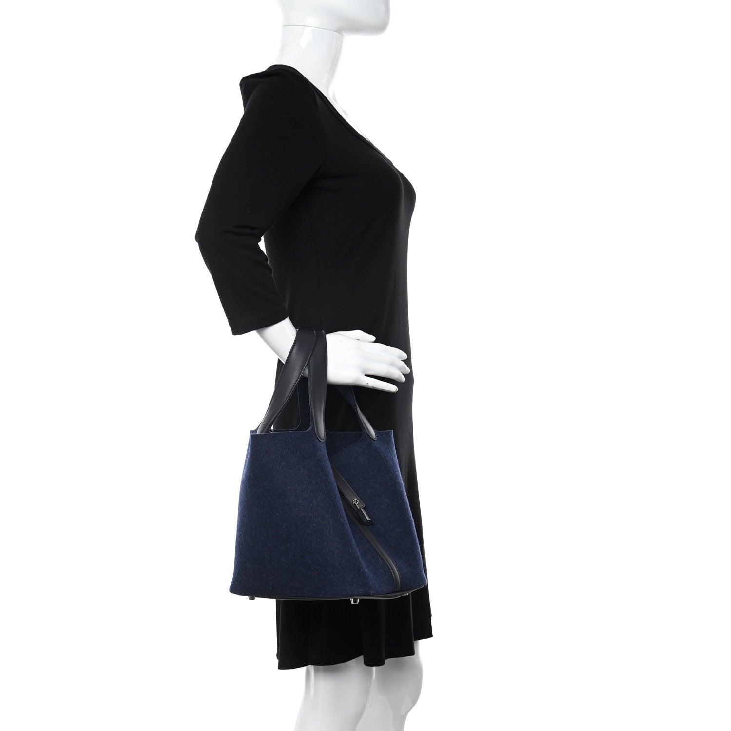 Hermes Feutre Swift Picotin Lock 22 MM Bleu Nuit Black 2 of 11