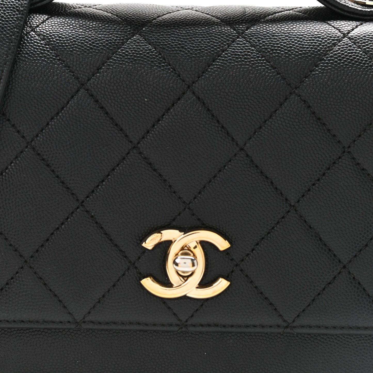 Caviar Quilted Medium Business Affinity Flap Black