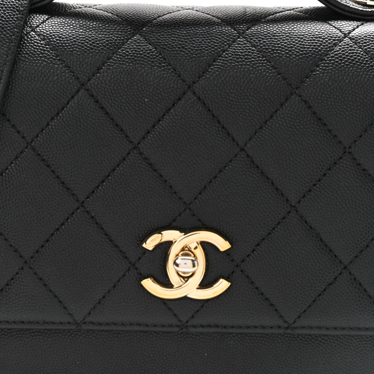 Chanel Caviar Quilted Medium Business Affinity Flap Black 8 of 13