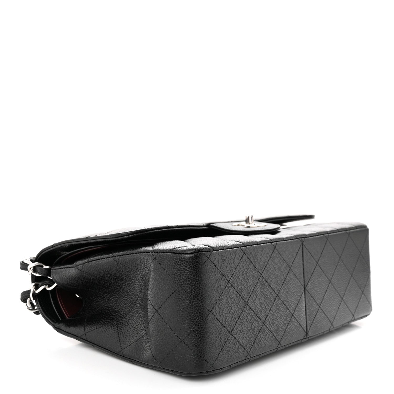 Chanel Caviar Quilted Jumbo Double Flap Black 4 of 14