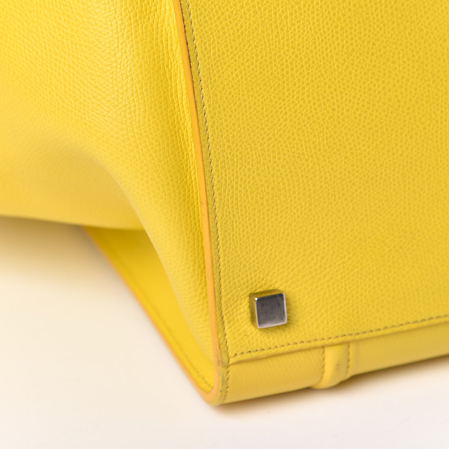 Grained Calfskin Medium Phantom Luggage Yellow
