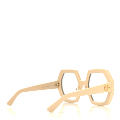 Gucci Acetate Square Crystal Sunglasses GG0772S White 4 of 7