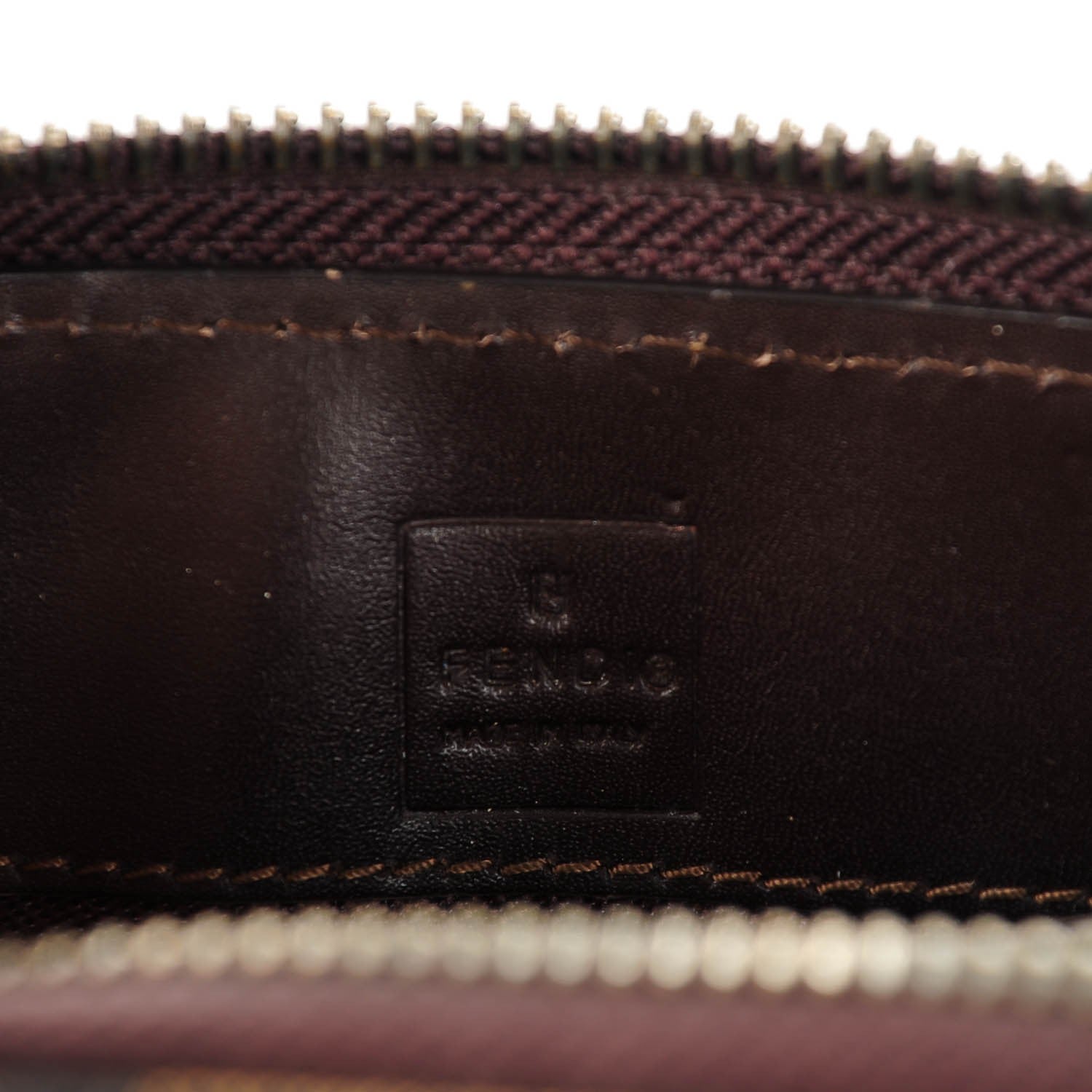 Fendi Zucca Zip Around Wallet Tobacco 7 of 7