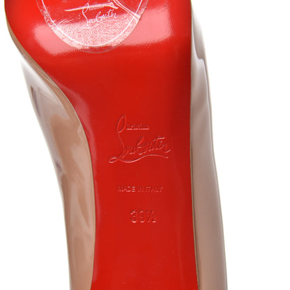 Christian Louboutin Patent New Very Prive 100 Pumps 39.5 Nude 7 of 8