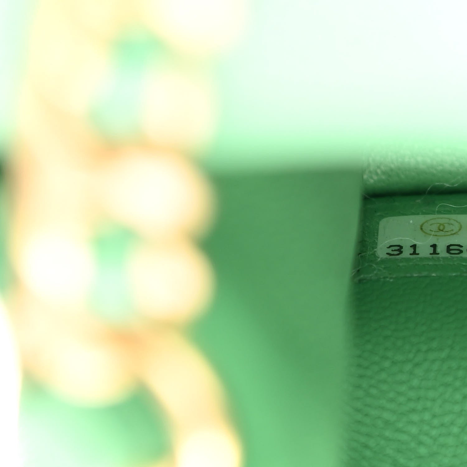Chanel Caviar Quilted Mini Sweet Classic Flap Green 7 of 10