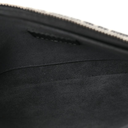 Louis Vuitton Denim Monogram Jacquard Neverfull MM GM Pochette Gray 5 of 6