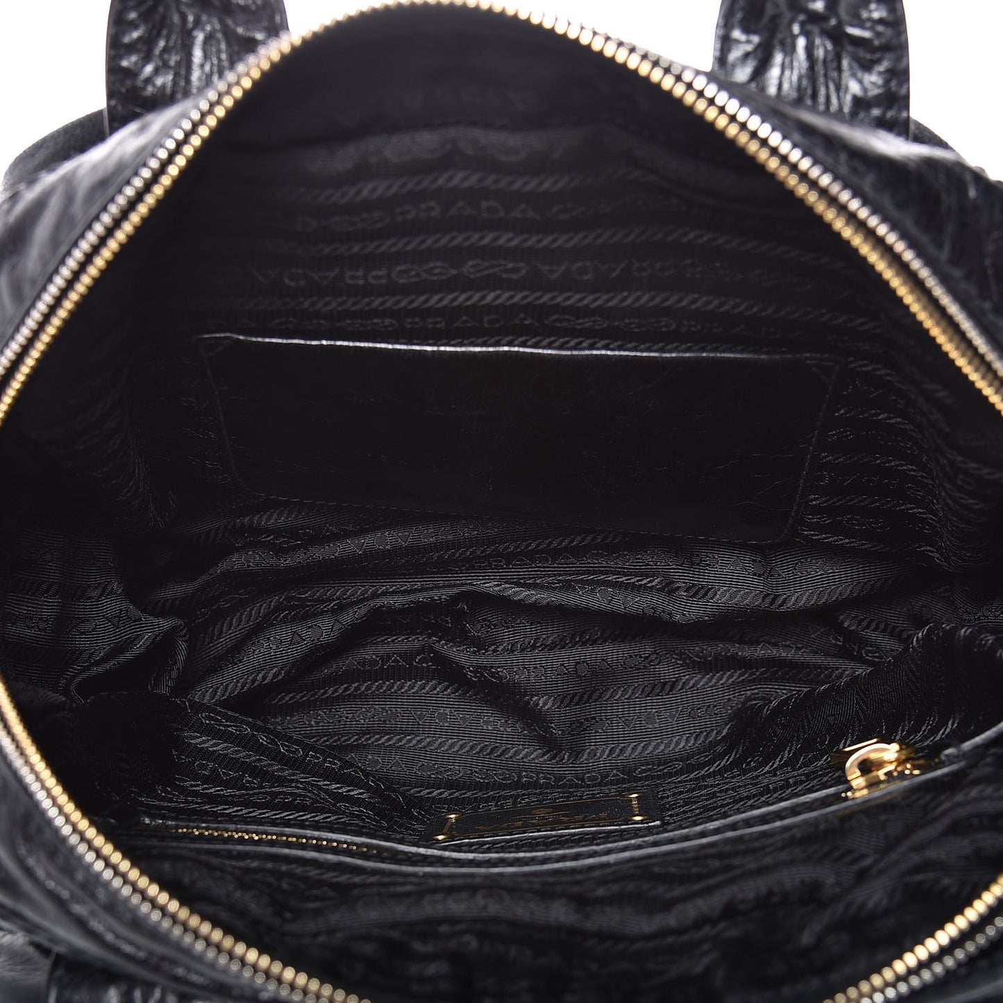 Vitello Shine Tote Black