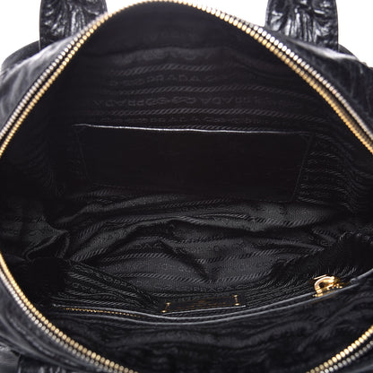Prada Vitello Shine Tote Black 5 of 7