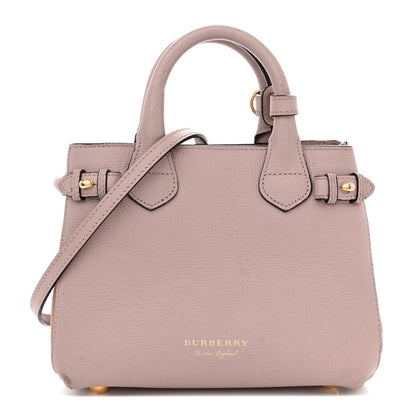 Burberry Derby Calfskin House Check Small Banner Tote Pink 1 of 13