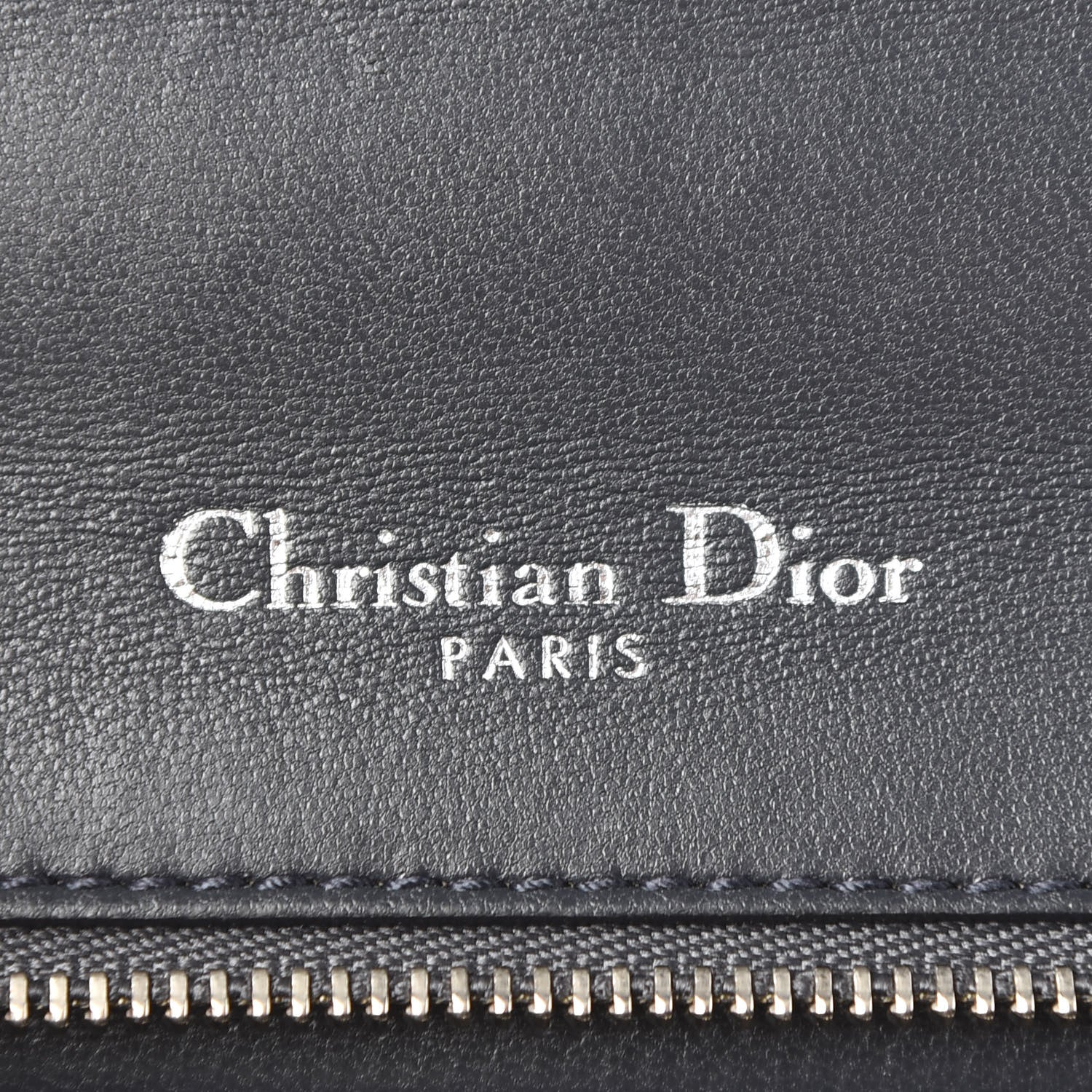 Christian Dior Metallic Patent Micro-Cannage Small Diorama Flap Bag Silver 6 of 8