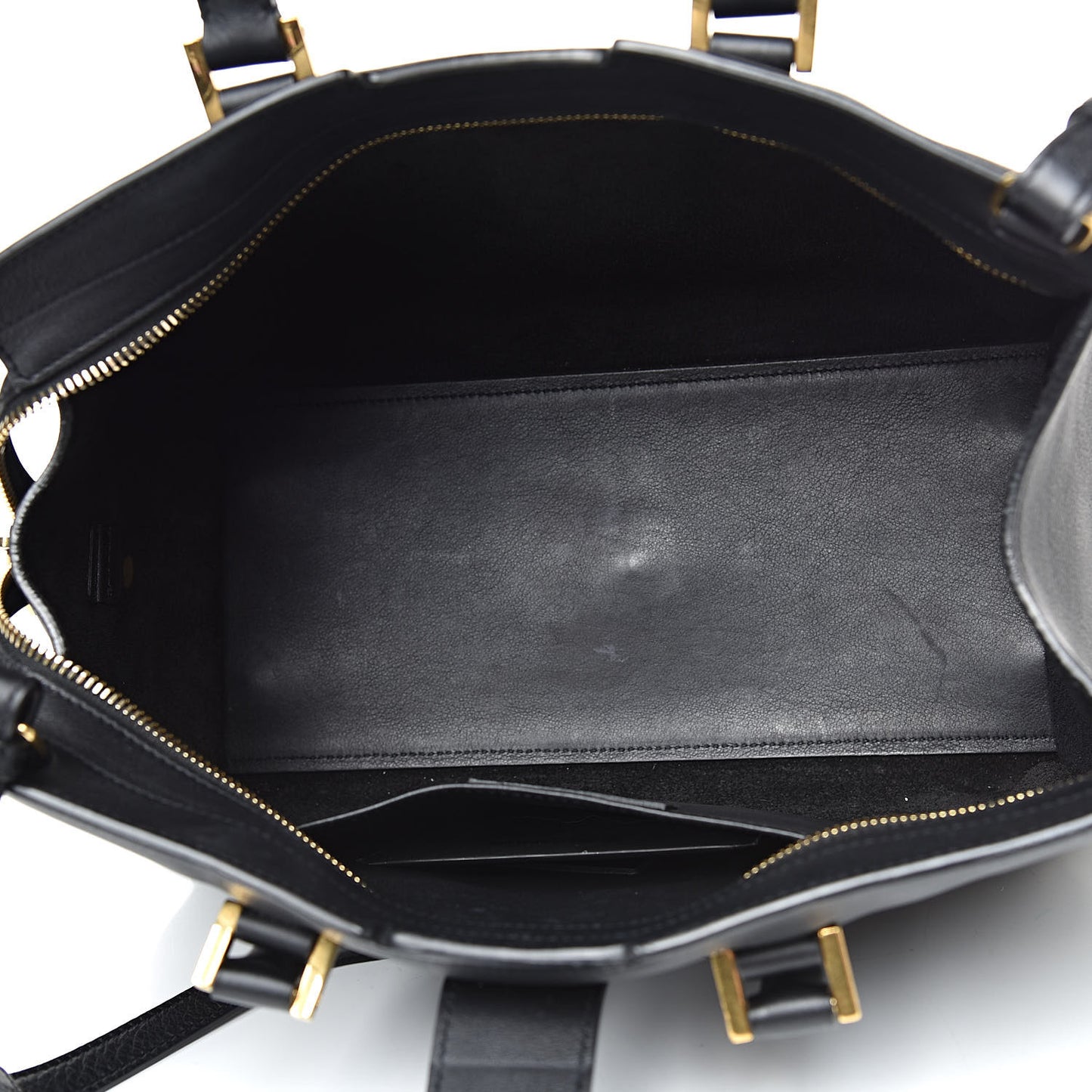 Calfskin Small Monogram Cabas Black