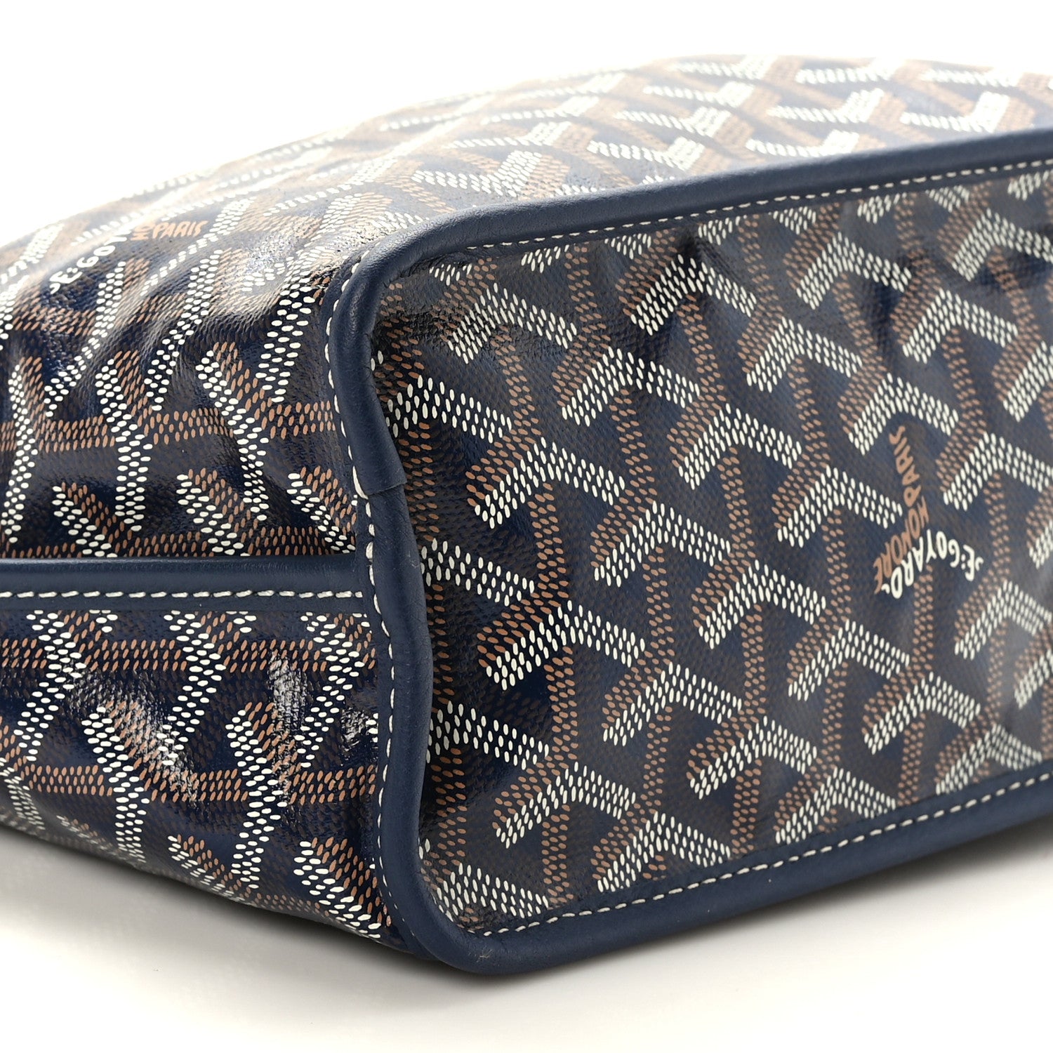 Goyard Goyardine Reversible Mini Anjou Navy 8 of 15