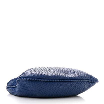 Bottega Veneta Nappa Intrecciato Large Veneta Hobo Baltic Blue 6 of 11