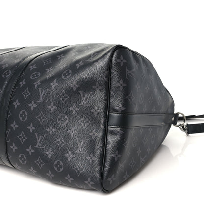 Louis Vuitton Monogram Eclipse Keepall Bandouliere 55 8 of 9