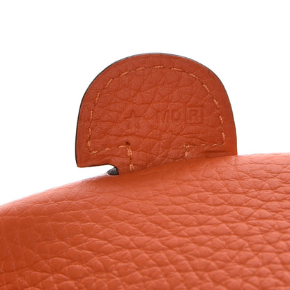 Hermes Taurillon Clemence Evelyne III PM Orange 7 of 7
