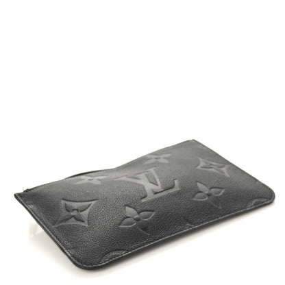 Louis Vuitton Empreinte Monogram Giant Neverfull MM Pochette Black 4 of 6