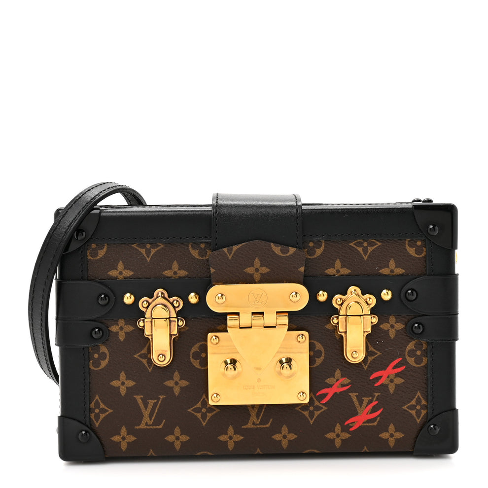 Louis Vuitton Monogram Petite Malle Black 1841562 – FASHIONPHILE