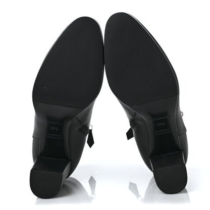Hermes Calfskin Saint Germain Ankle Boots 37.5 Black 5 of 7