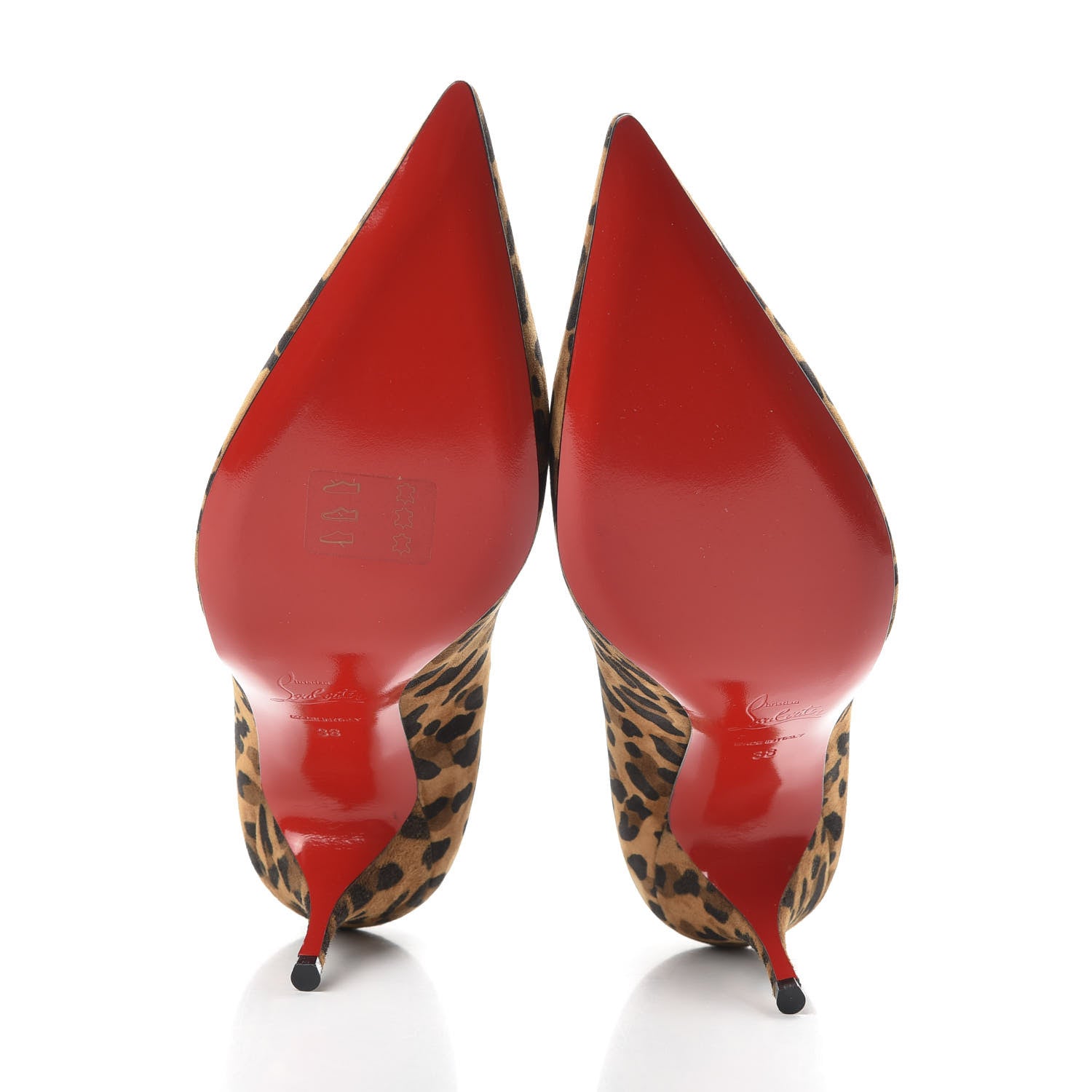 Christian Louboutin Veau Velours Clare 80 Pumps 38 Caramel 5 of 9