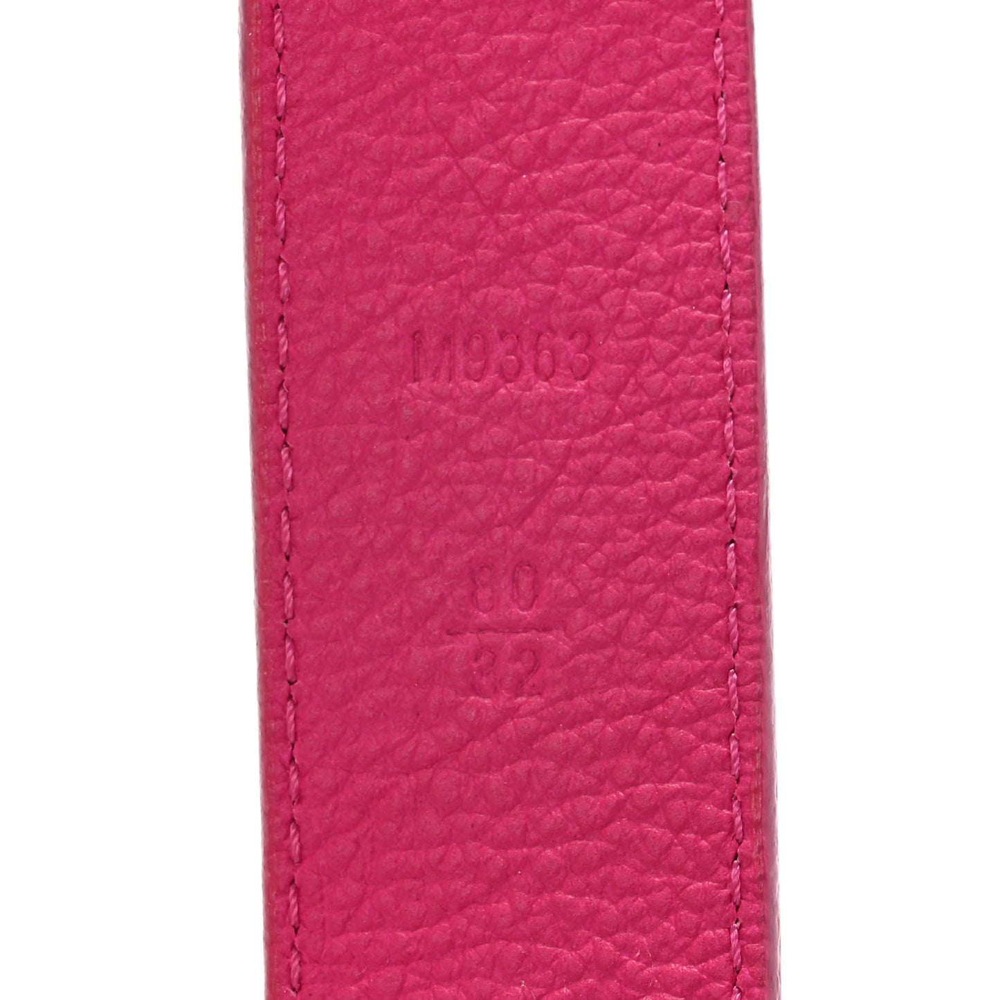 Taurillon Calfskin Essential V 30mm Belt 80 32 Fuchsia