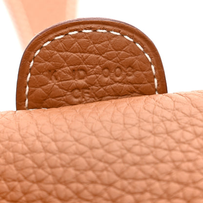 Hermes Taurillon Clemence EVELYNE III PM Gold 7 of 11