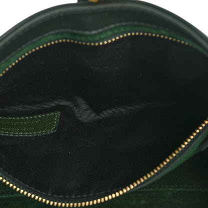 Saint Laurent Smooth Calfskin Le 5 A 7 Hobo Vert Fonce 6 of 13