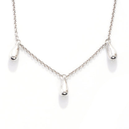 Tiffany Sterling Silver Elsa Peretti Five Station Teardrop Bracelet 1 of 5