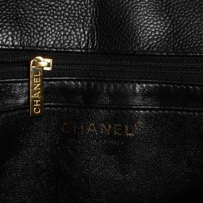 Chanel Caviar Maxi Single Flap Black 6 of 8