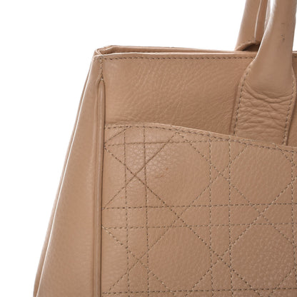 Christian Dior Calfskin Cannage Shoulder Bag Camel 9 of 14