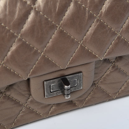 Chanel Metallic Calfskin Quilted 2.55 Reissue 224 Flap Gold 7 of 11