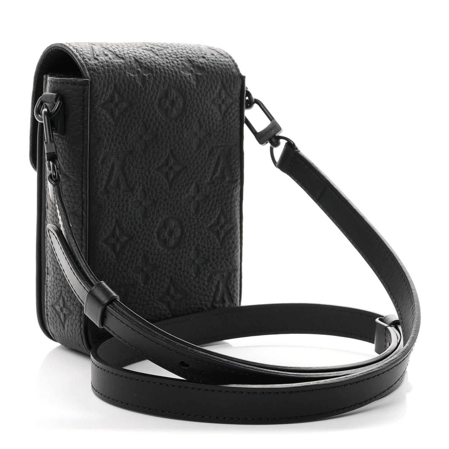 Taurillon Monogram S Lock Wearable Wallet Black