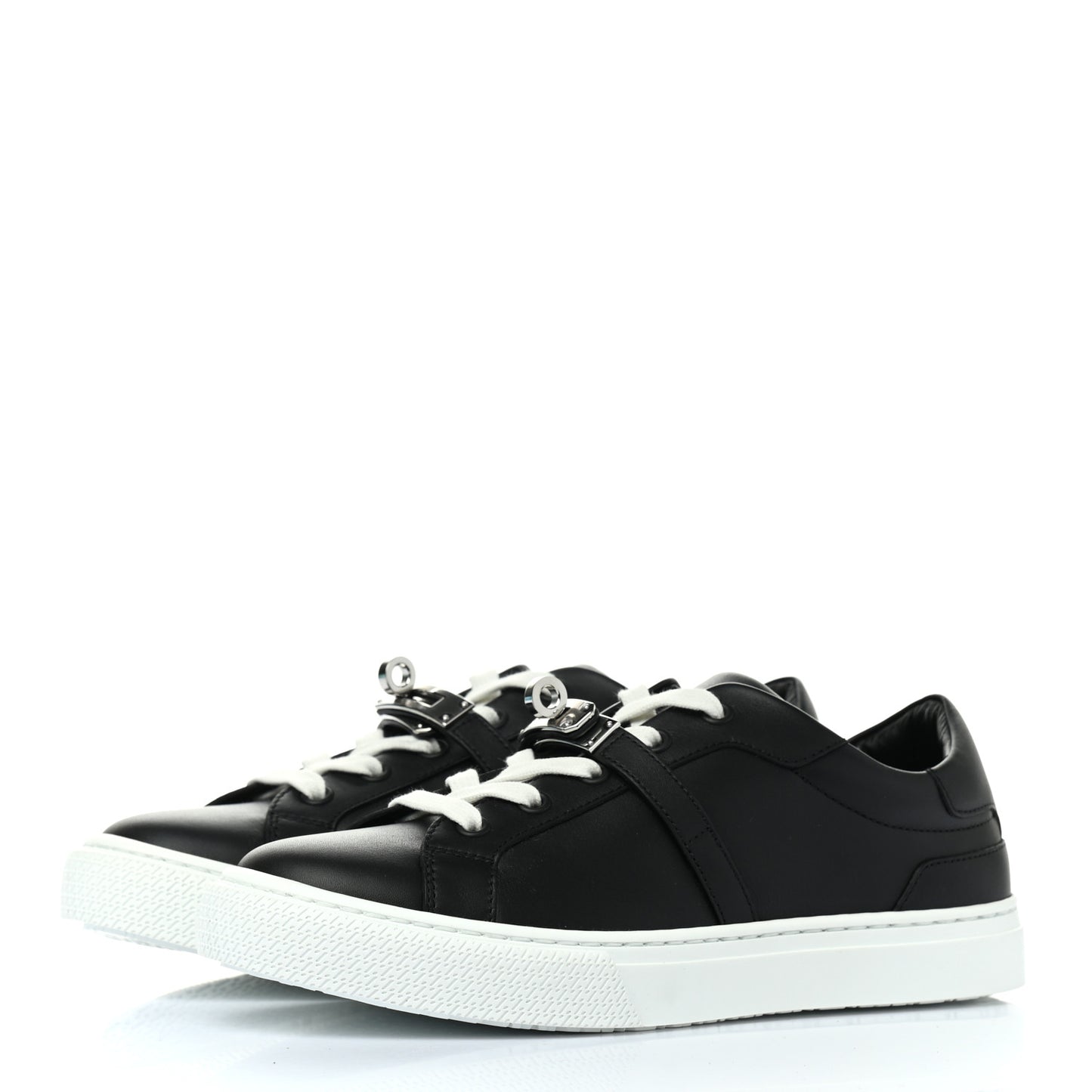 Calfskin Day Sneakers 36 Black
