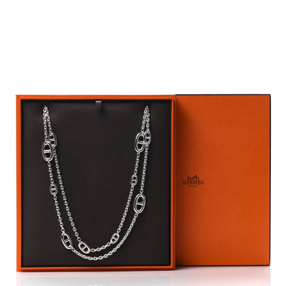Hermes Sterling Silver Farandole Necklace 120 5 of 5