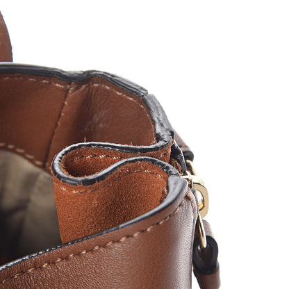 Chloe Suede Calfskin Small Faye Backpack Tan 17 of 18