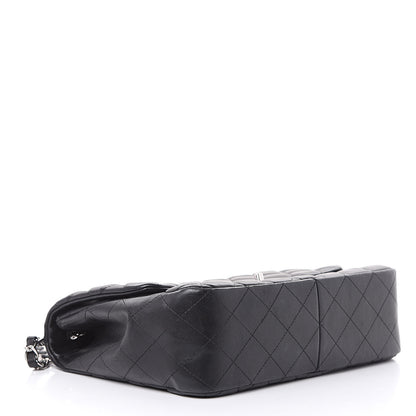 Chanel Lambskin Quilted Jumbo Single Flap Black 4 of 16