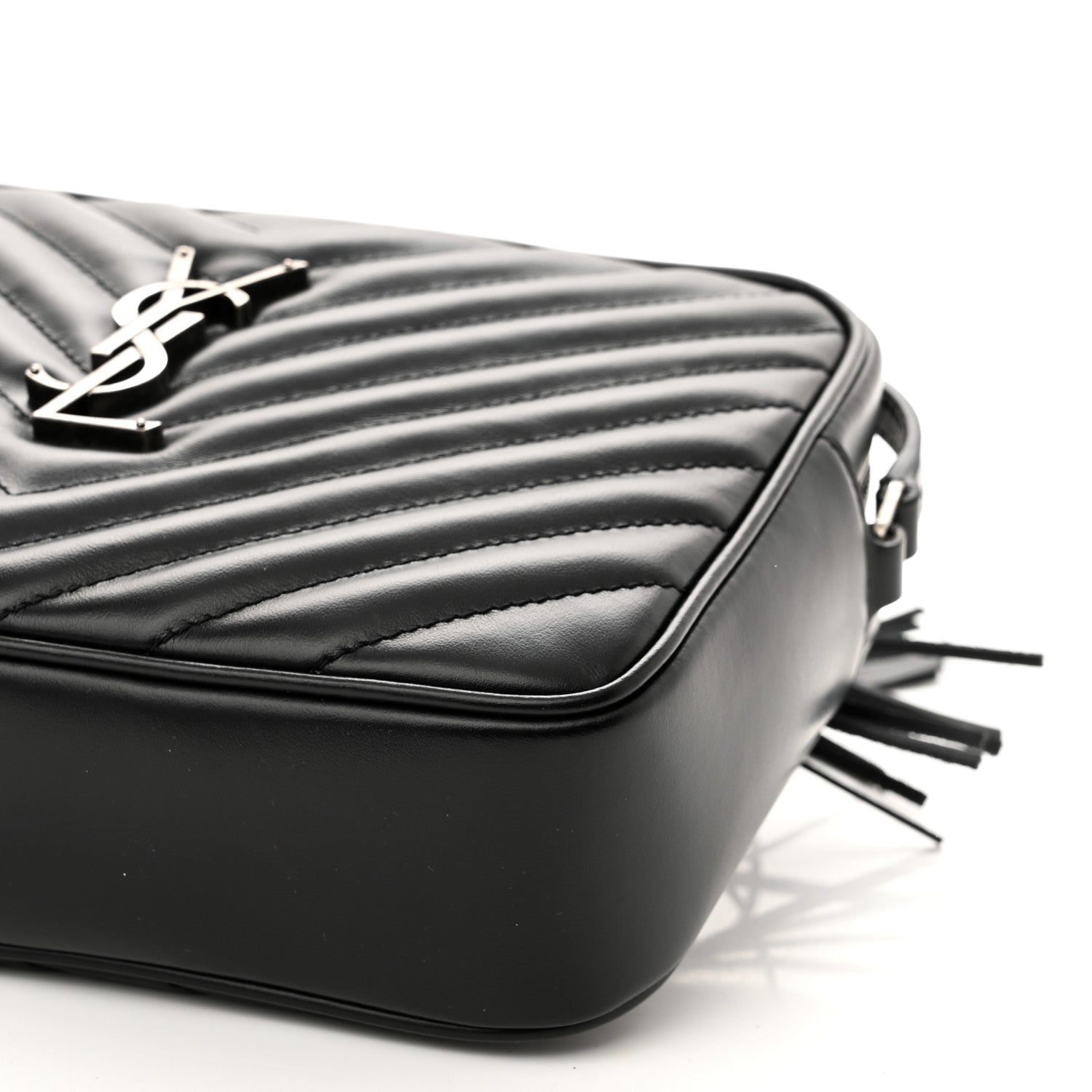Saint Laurent Calfskin Matelasse Monogram Lou Camera Bag Black 10 of 10