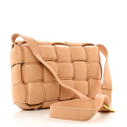 Bottega Veneta Nappa Maxi Intreccio Padded Cassette Crossbody Bag Almond 3 of 9
